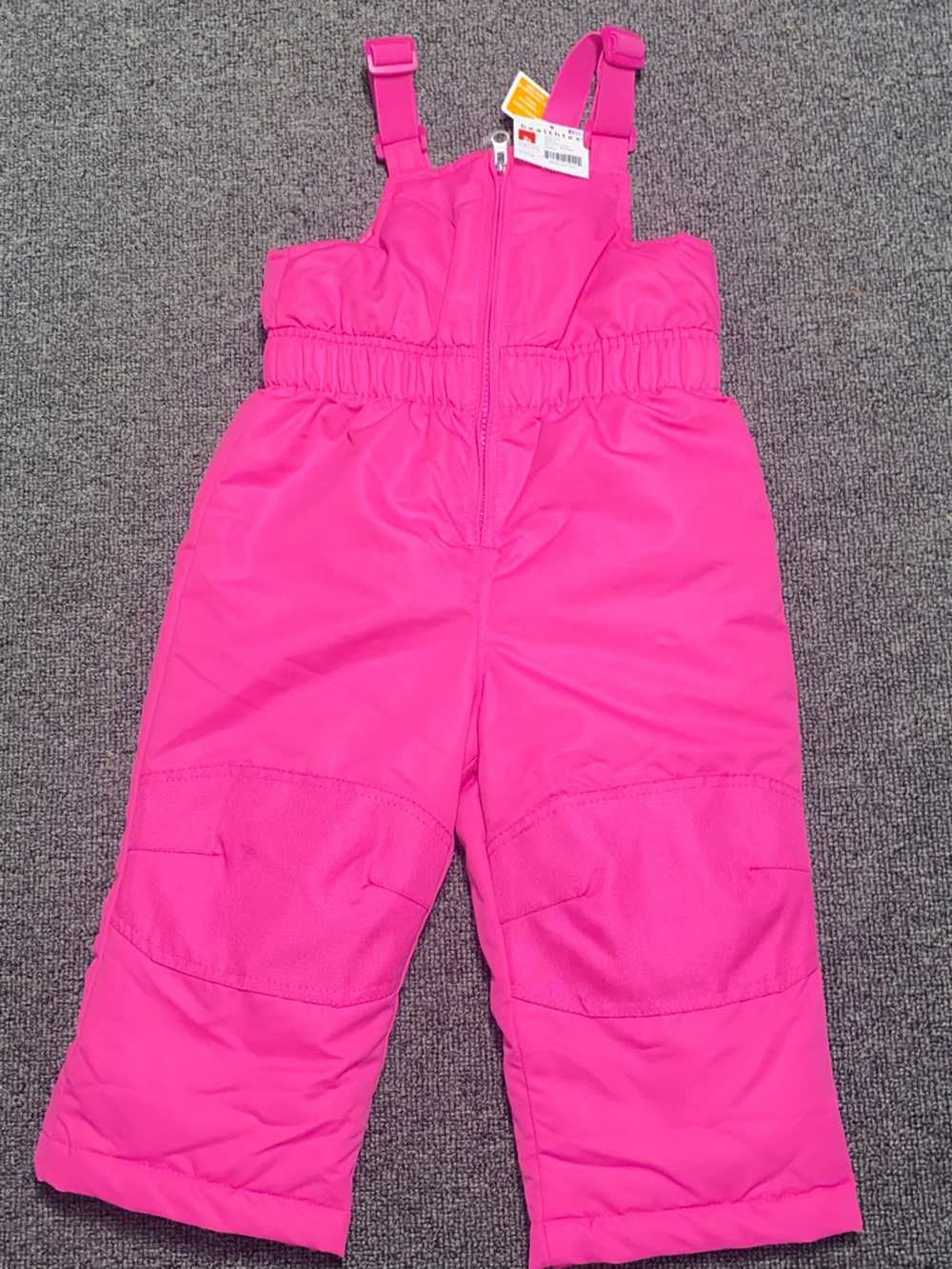 healthtex Bright Pink Insulated Snow Bib Pants